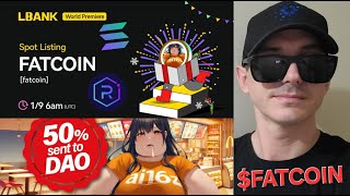 $FATCOIN - FATCOIN TOKEN CRYPTO COIN HOW TO BUY SOLANA MEMECOIN AI16Z ELIZA OS LLM SOL RAYDIUM LBANK