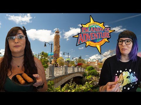 Islands of Adventure NEW MENU 💥 Universal Orlando Comic Strip Cafe food review 2025