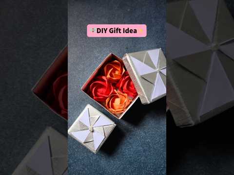 DIY Gift Box (1) 自制玫瑰盒子🎁 #diy #giftideas