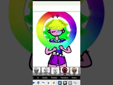 ||color wheel||not rly proud of the art but I tried! #art #trend #colorwheel #idkwhattoputhere
