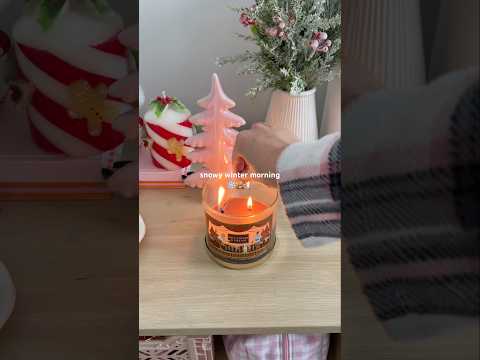 woke up to snow!!🌨️ #snowday #snowymorning #wintermorningroutine #aesthetic #christmas #selfcare