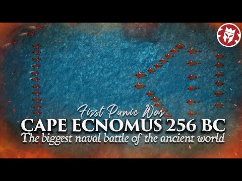 Cape Ecnomus - Largest Naval Battle of Antiquity - First Punic War