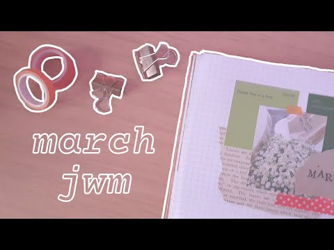 Journal with Me - March Monthly Spread 🌱