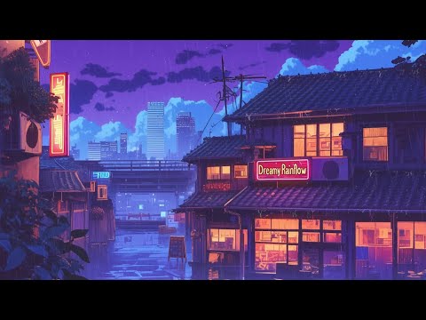 Tokyo Night Escape ☔ 1980s & 90s Lofi Hip Hop Beats & Japanese Town Ambience 💿