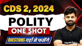 Polity Marathon for CDS 2, 2024 | Polity Revision Live | CDS Free Preparation | Antimpag 2024
