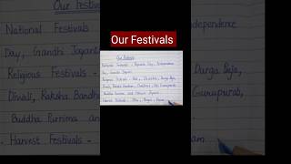 Our Festivals l  Festivals of India #festival #festivalsofindia #shorts