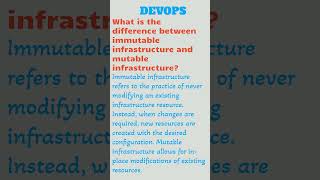 DevOps InterView Questions - 7  #devopstools #devopstraining #devopsskills #devops