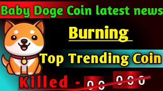 baby doge latest news today | big burning update #babydogecoin #babydoge100x