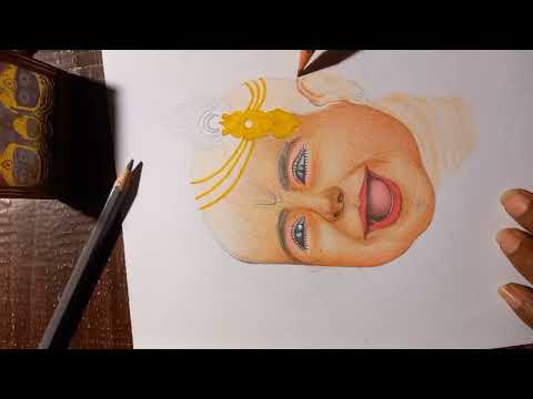 Cute Littile Krishna Drawing Step By Step | Easy Drawing | Drawing Tutorial | #Drawing #Krishna #art