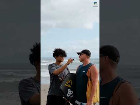 Learning Aussie slang words on the beach in Bali! ❤️