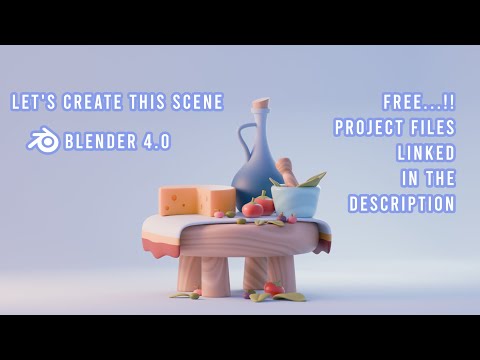 Creating a Stylized wooden table and vase scene tutorial for beginners (Blender 3.6)