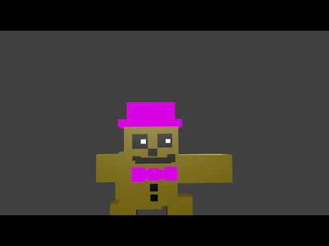 (Blender/FNAF) More Psychic Friend Fredbear Model Shape Key Tests