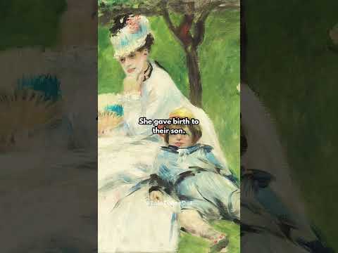 The love story of Monet and His first wife, Camille #shorts #history #art #claudemonet #lovestory
