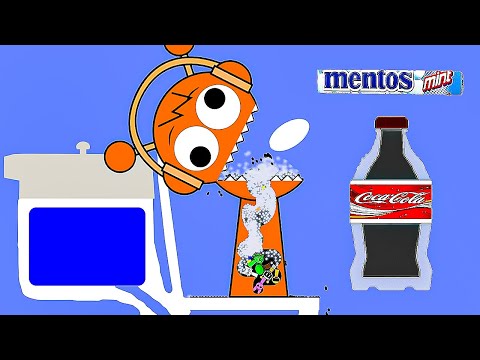 Oren Incredibox Sprunki VS Cola VS Mentos in Algodoo