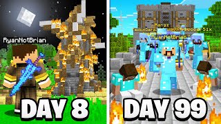 Surviving 100 Days in a Medieval WAR..