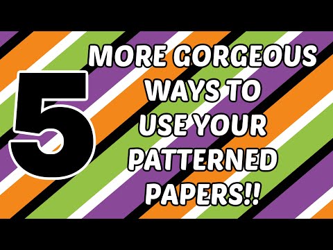 USE THOSE PATTERNED PAPERS!! #crafit,#cricutcart #caydo #paperstorage #scrapbookpaperstorage