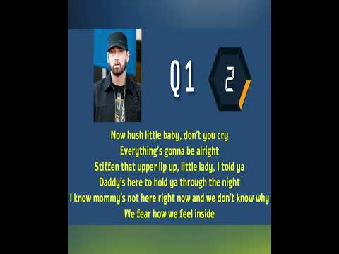 Guess the  Eminem  Song by lyrics