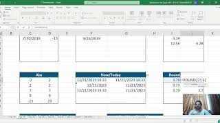 Excel Step-by-Step Guide to ROUND, ROUNDUP, ROUNDDOWN, ABS, NOW, TODAY - Minute IT Solutions