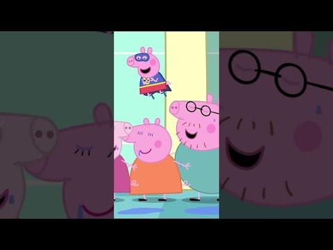 George's Dinosaur Bedtime Story 📚 #peppapig #peppatales #shorts