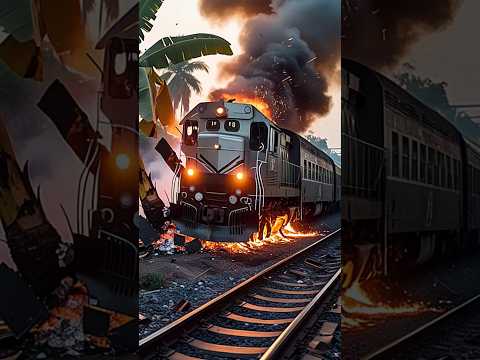 The banana tree catches fire due to the heat #shorts #aistory #ytshorts #cartoon #ai