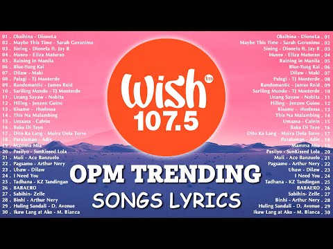 Best Of Wish 107.5 Songs Playlist 2025 With Lyrics | The Most Listened Song 2025 On Wish 107.5
