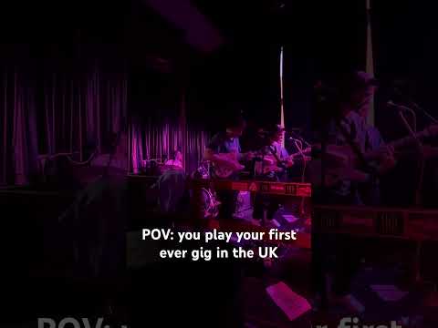 POV: you play your first ever show in the UK 🌵😌 #livemusic #surfrock #psychedelicrock