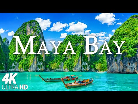MAYA BAY 4K (UHD) – Scenic Relaxation Film | Hidden Gems with Relaxing Music