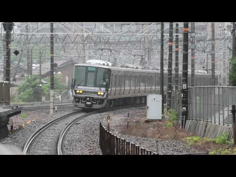 【画質チェック】223系新快速山崎駅通過
