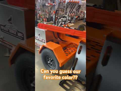 We like our orange around here  @WolfeRidgeSplitters @Stihl @stihlusa #ms881   #logsplitter#conveyor