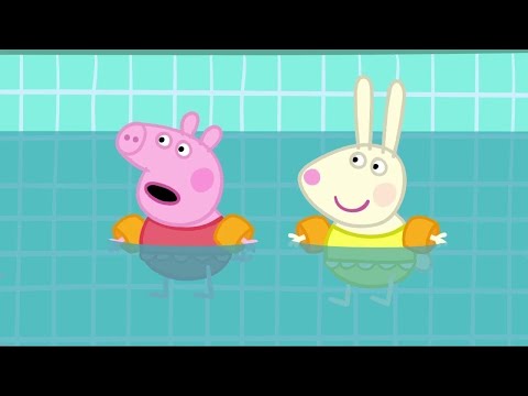 Peppa Pig and Rebecca Rabbit Go Swimming | English Full Episodes