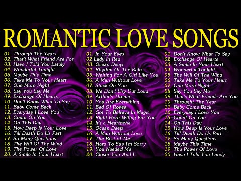 Best Love Songs Forever - Best Old Love Songs 70s 80s & 90s - Romantic Love Songs Of All Time