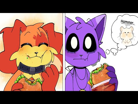 CatNap and DogDay This Snack Was Too Powerful to Handle | Poppy Playtime Chapter 4 | Comic Dub