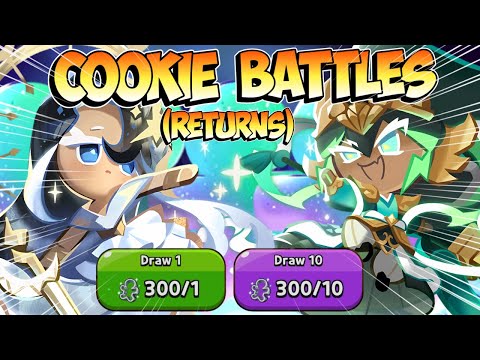 COOKIE BATTLES RETURNS!!! | COOKIE RUN KINGDOM GACHA OPENING