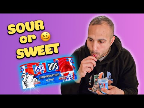 Icee has fun dip candy 🤔😱