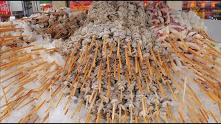 曼谷唐人街海鲜烧烤，数量惊人，非常新鲜Seafood BBQ in Bangkok's Chinatown, amazing quantity and very fresh