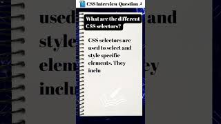 #005 Quick CSS Interview Question! 🎓🌟 #cssinterview #shorts #css