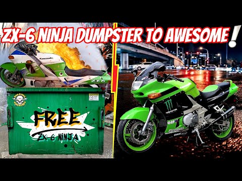 Rebuilding The Kawasaki ZX 6 Ninja with Amotopart Fairings