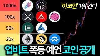업비트 코인 대불장에 폭등할 코인 TOP5 총정리