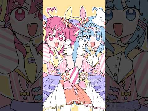 CANDY CANDY CANDY!!! 🍬 HatsuneMiku & Teto #hatsunemiku #teto #vocaloid #shorts