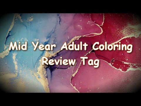 Mid Year Adult Coloring Review Tag