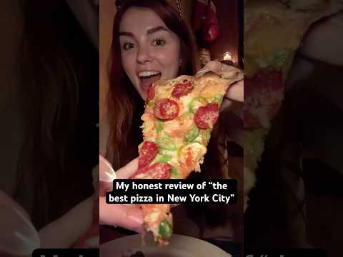 My honest review of apparently the best pizza in New York City! #Pizza ##NYC #Foodie #Shorts