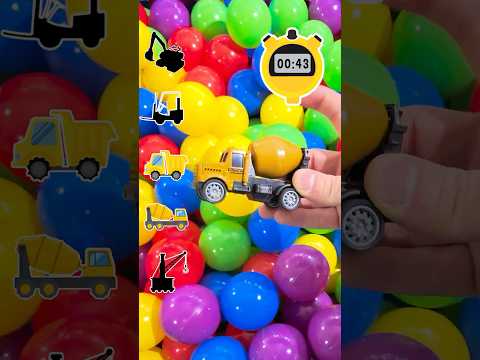 Can Blippi Rescue his Construction Vehicles in 60 seconds🚛⏰?! Ball Pit Challenge! #shorts
