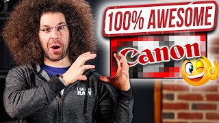 Canon’s THICK, LONG, WHITE Lens of the Future?!