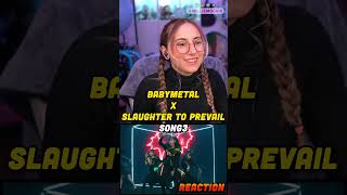 BABYMETAL x Slaughter To Prevail - Song 3 #shorts #reaction  #musicreaction