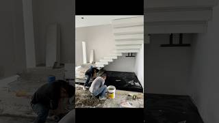 堆叠楼梯终于有点样子啦😁😁期待后期效果✌️堆叠楼梯，装修日记。