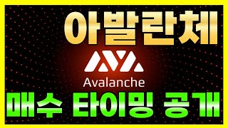 아발란체, 타이밍이 중요한 시점  (아발란체코인,아발란체코인전망,아발란체코인매수가,아발란체코인,아발란체코인비트코인,아발란체코인전망)