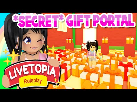*NEW* EPIC SECRET GIFT PORTAL LOCATION in LIVETOPIA Roleplay (roblox)