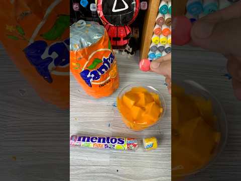 Fanta🍺 Vs Mentos🍬 Paper Squishy😱 #papercraft #craft #funny #diy #handmade #squishy #asmr