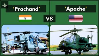 Comparative Analysis: India's LCH Prachand vs US's AH-64 Apache Attack Helicopter