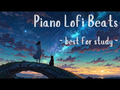 Piano lofi beats for study & deep focusing #calmmusic #animelofi #studymusic #pianolofi #chillmusic